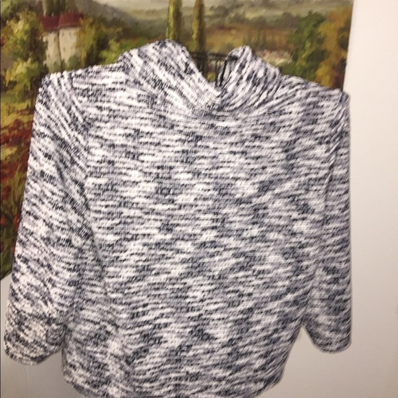 Westbound size large heather gray black and white turtleneck soft stretch comfy - Picture 6 of 6